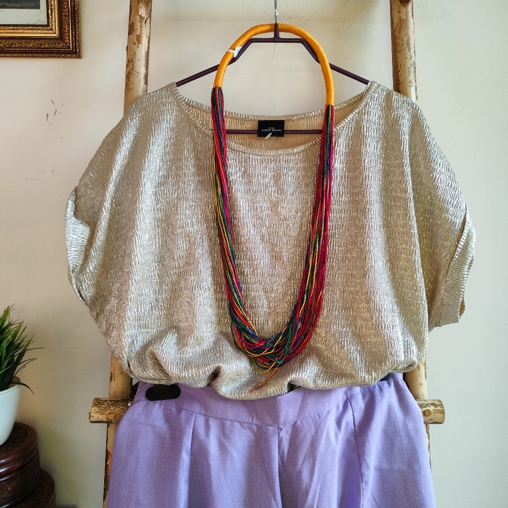Multicolour Boho Statement Necklace - Picture 13 of 14